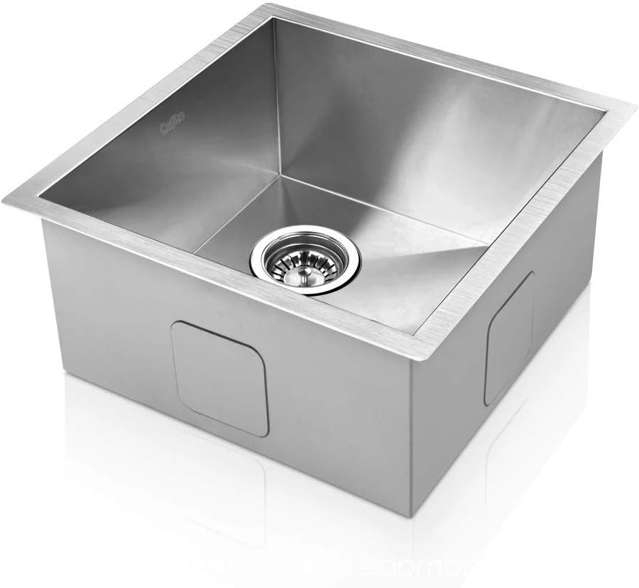 CEFITO Kitchen Sink 44X44Cm Stainless Steel Sink Sinks Handmade image number 3