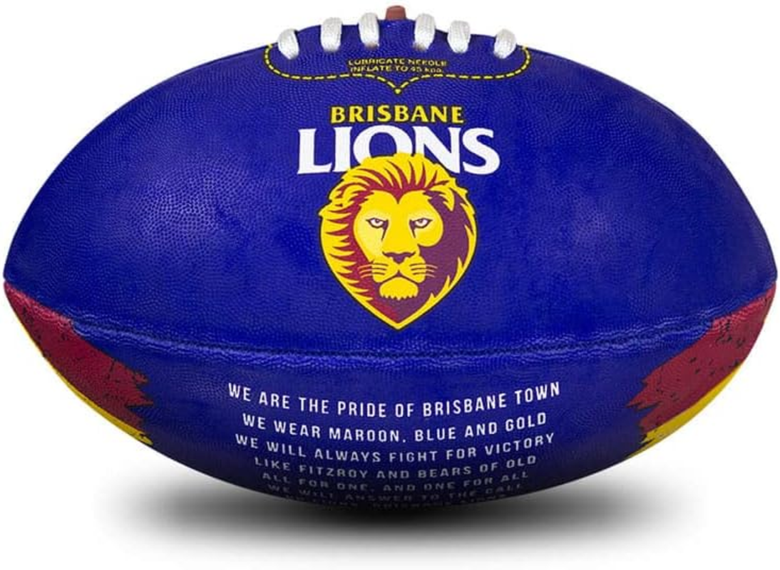 Sherrin AFL Brisbane Lions Song Football, Size 2 image number 2