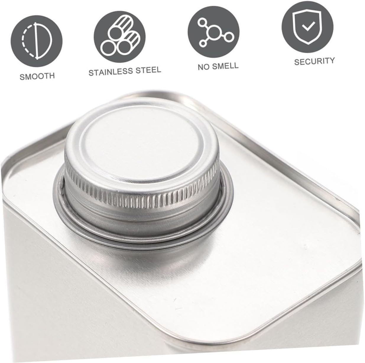 RORPOIR 3Pcs Coffee Bean Powder Tin Can Airtight Lid for Loose Leaf Tea Storage Food Storage Tin Containers Lids Tea Jar for Home Office Use image number 6