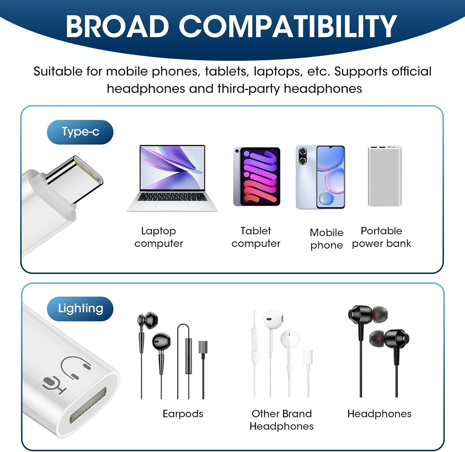 Bushhaven Lightning to USB C Adapter, High-Quality Lightning to Type C Male Female Audio Converter for Iphone 15/16/17 Series, Seamless Connection for Lightning Earphones, Compact & Durable (1 Pcs) - 1 Pcs image number 3