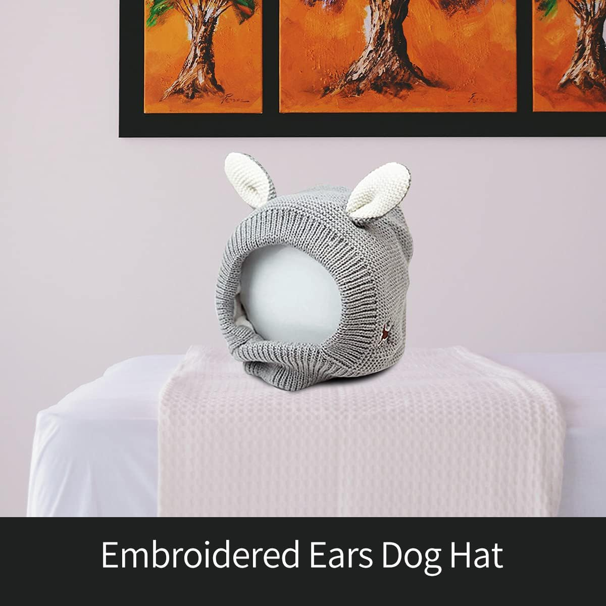 2Pcs Dogs Quiet Ear Covers Noise Earmuffs Protection Anxiety Relief Grooming Force Drying Headband Snoods Protection image number 2