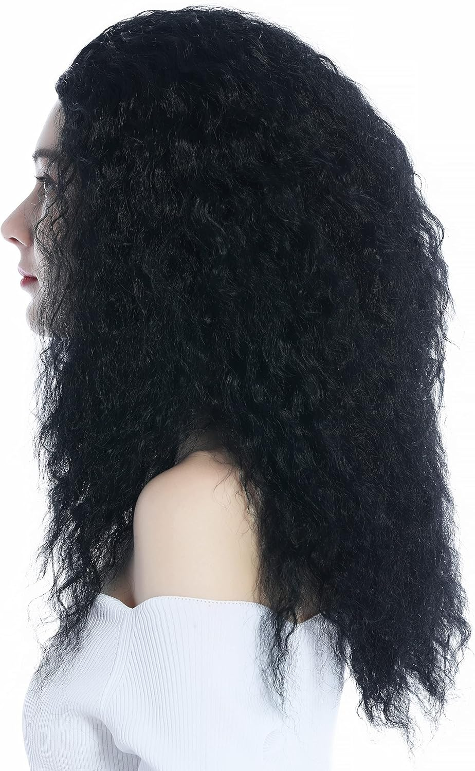 WIG ME up - ZM-1022-1 Women'S Wig Long Voluminous Frizzy Crepe Curls Black Caribbean Look image number 3