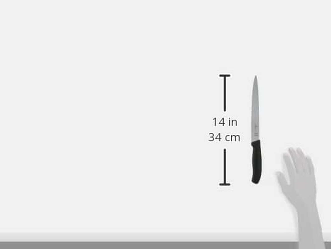 Victorinox Swiss Classic Wide Flexible Blade Filleting Knife, Black, 6.8713.20B image number 5