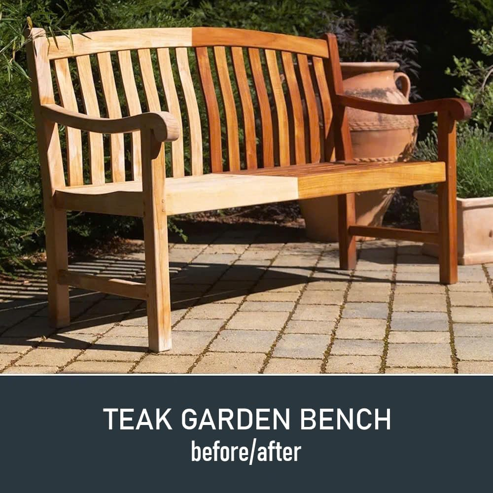 OLI-NATURA Yacht & Teak Oil 1 Litre - Premium Uv-Protecting Deep Wood Oil for Outdoor Applications, Colour: Teak image number 5