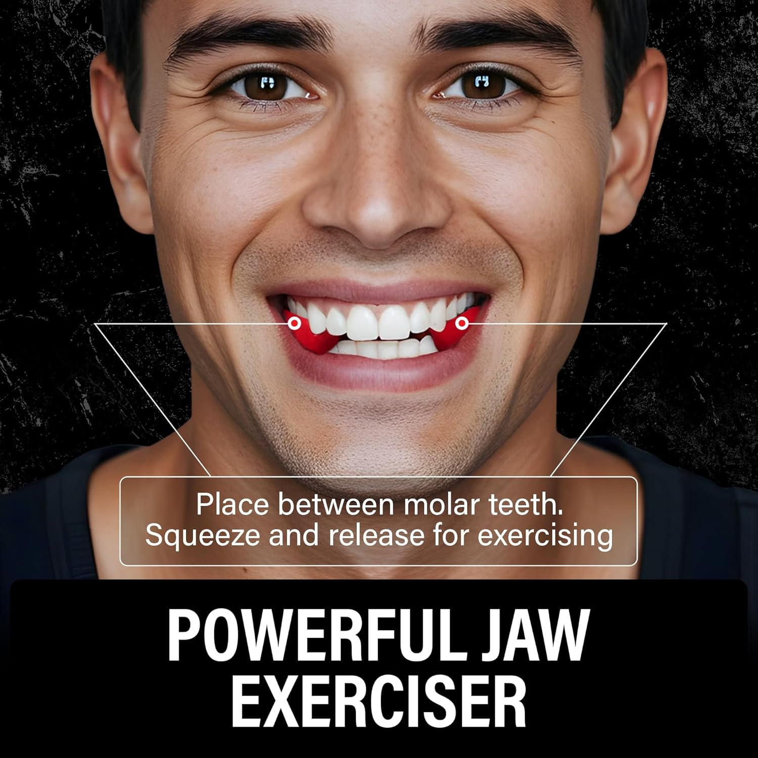 Mayena Jaw Exerciser for Men & Women | 3 Resistance Levels Silicone Jawline Shaper Set | Core Strength Upgraded Model | Powerful Jaw Trainer for Multiple Strength Levels | Slims & Tones the Face image number 2