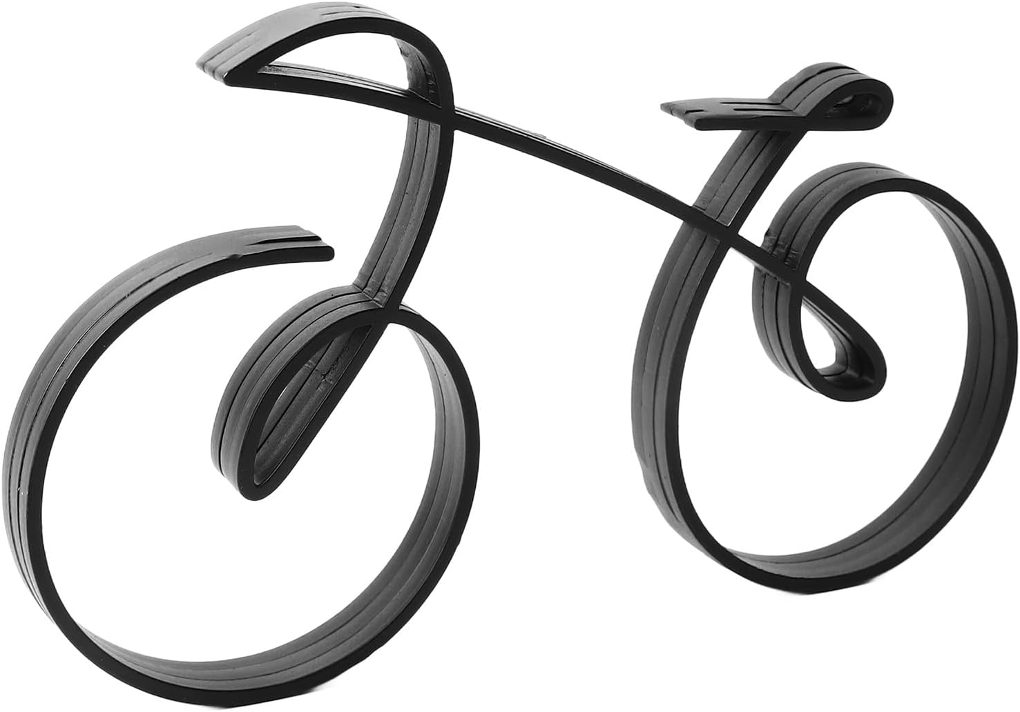 Minimalist Sculpture Modern Iron Wire Framed Art Sculpture Ornament for Cycling Enthusiasts Decoration