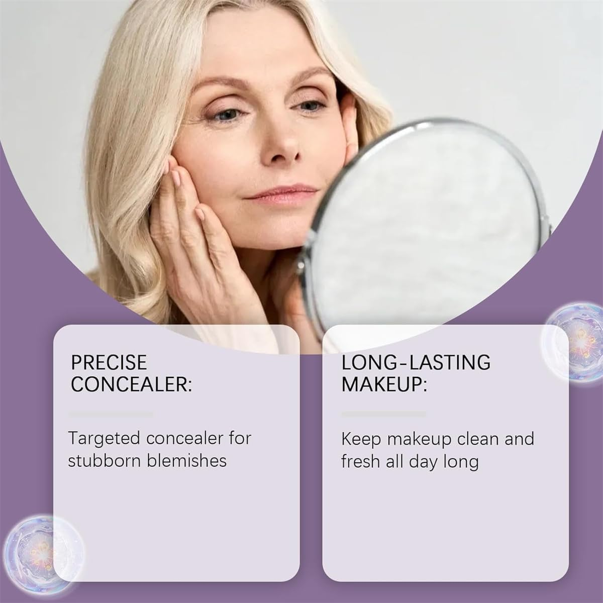 Beauty Body Coverage Perfector, All over Complexion Perfector, Waterproof Tattoo Cover up Makeup, Long-Lasting Natural Gloss Body Concealer (Natural) - Ivory image number 2