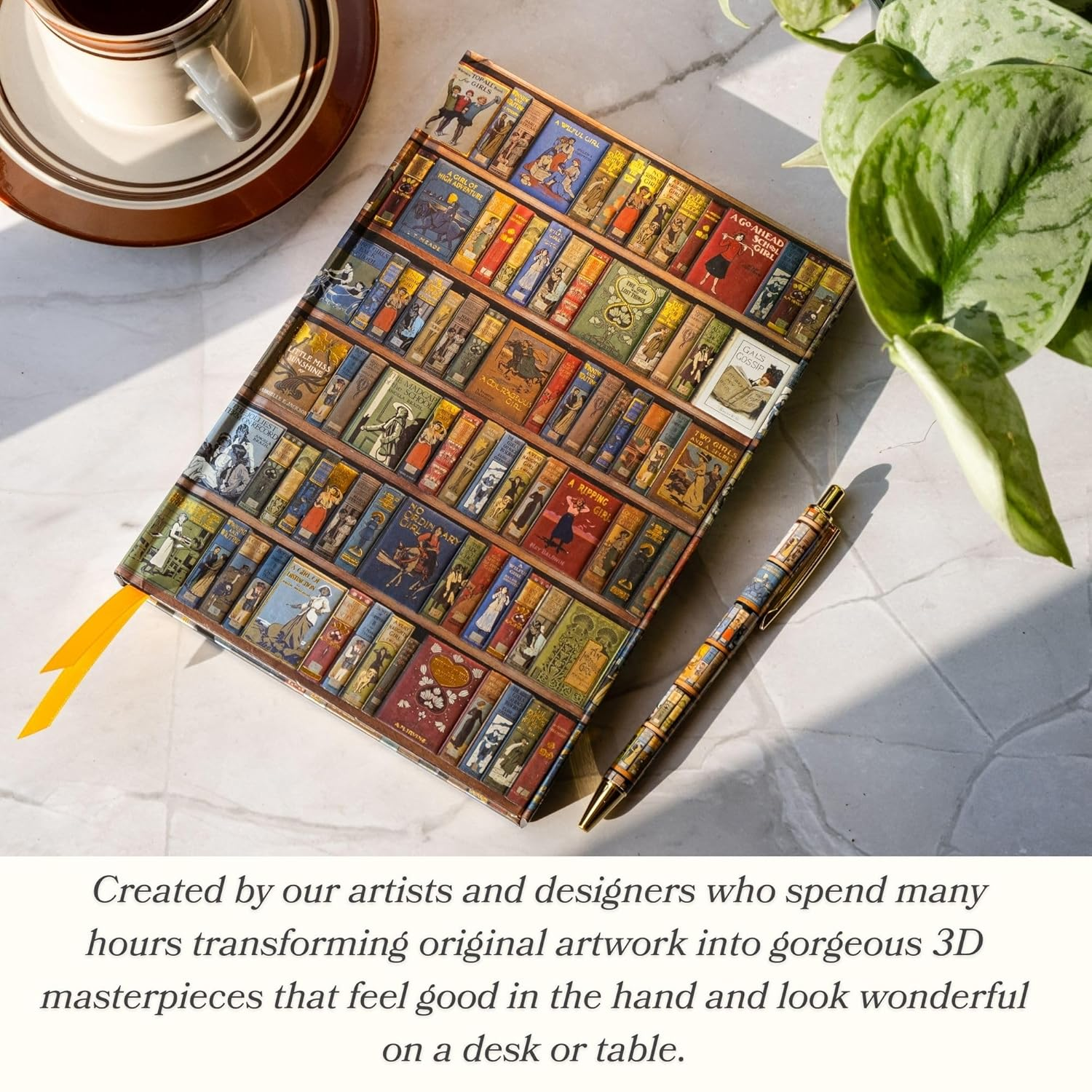 Foiled Journal #193: Bridge over a Pond of Water Lilies