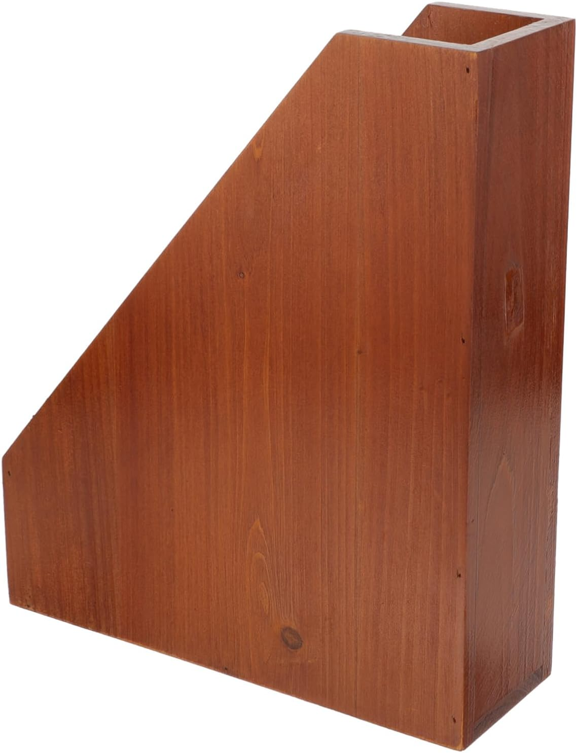 FUNOMOCYA Wooden Desk Organiser Folding Storage Box Office Accessories Desktop Storage Container image number 1