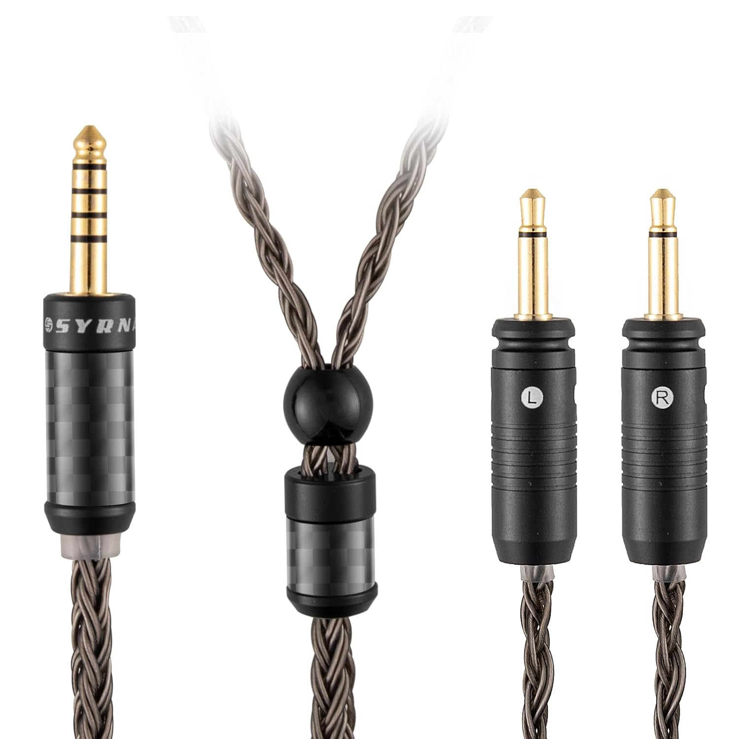 SYRNARN 4.4Mm Balanced Headphone Cable Compatible with Focal Clear MG, Stellia, Celestee, Elear, Elegia, Elex, Radiance 16 Core Upgrade Replacement Cord (With 4.4Mm Balanced, 2Meters/6.5Ft) image number 4