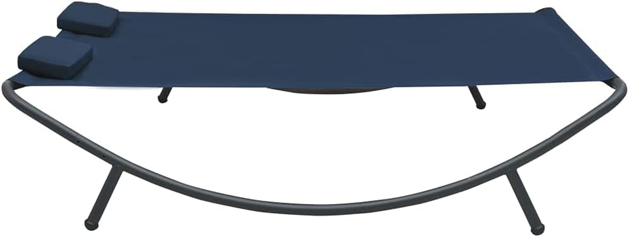 Garden Double Sun Lounger with Pillows - Weather-Resistant Fabric Sunbed - Outdoor Daybed Furniture for Pool Deck Terrace Beach