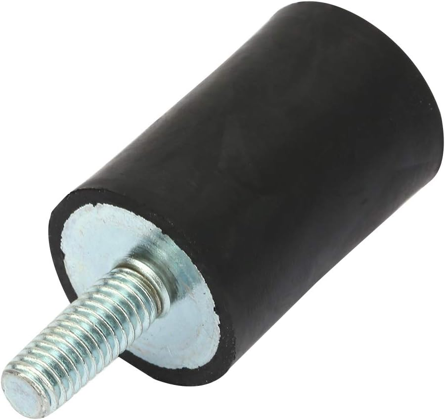 Zerodis M3 M5 M6 Rubber Mounts anti Vibration Silentblock 4Pcs for Air Compressors, Engines, Water Pumps (VD20*30 M6*18)