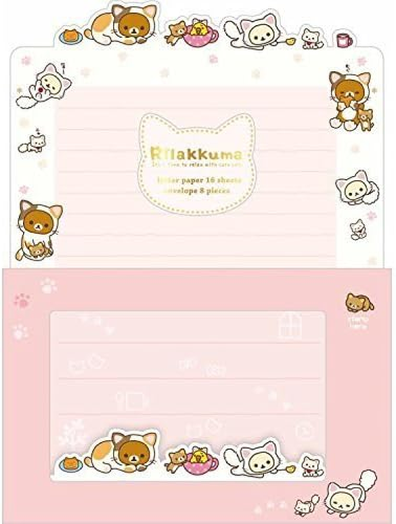 San-X Letter Set Rilakkuma LH54601 image number 6