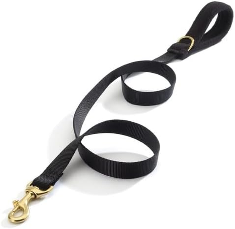 Comfort Lead Black Largo (1" Wide) Dog Leash