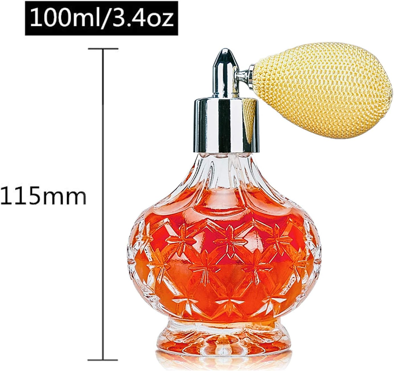 Atomizer Sprayer for Cocktail - Refillable 100Ml Classic Sprayer with Air Bulb, Great for Bartender, Home Bar - PWP2 (100Ml) image number 2