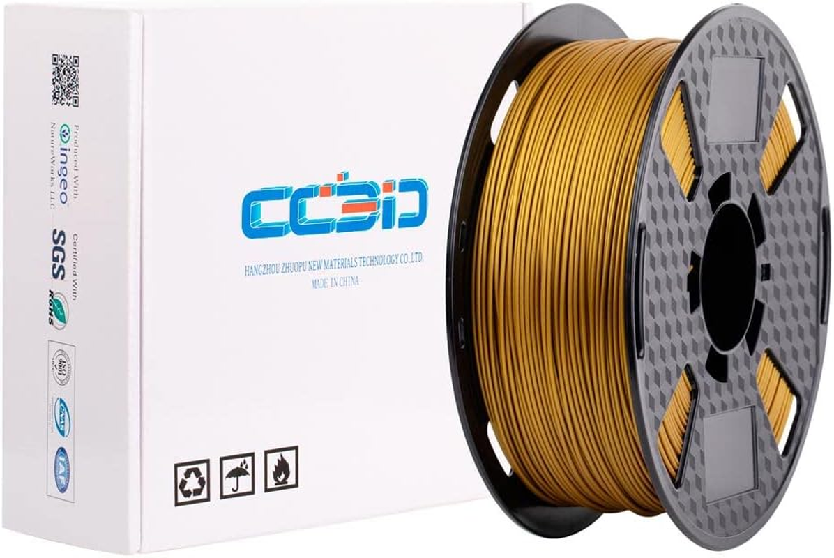 CC3D PLA MAX + Antique Gold PLA Filament 1.75 Mm 1KG 3D Printer Filament FDM 3D Printing Materials Pro plus + Gold Color image number 4