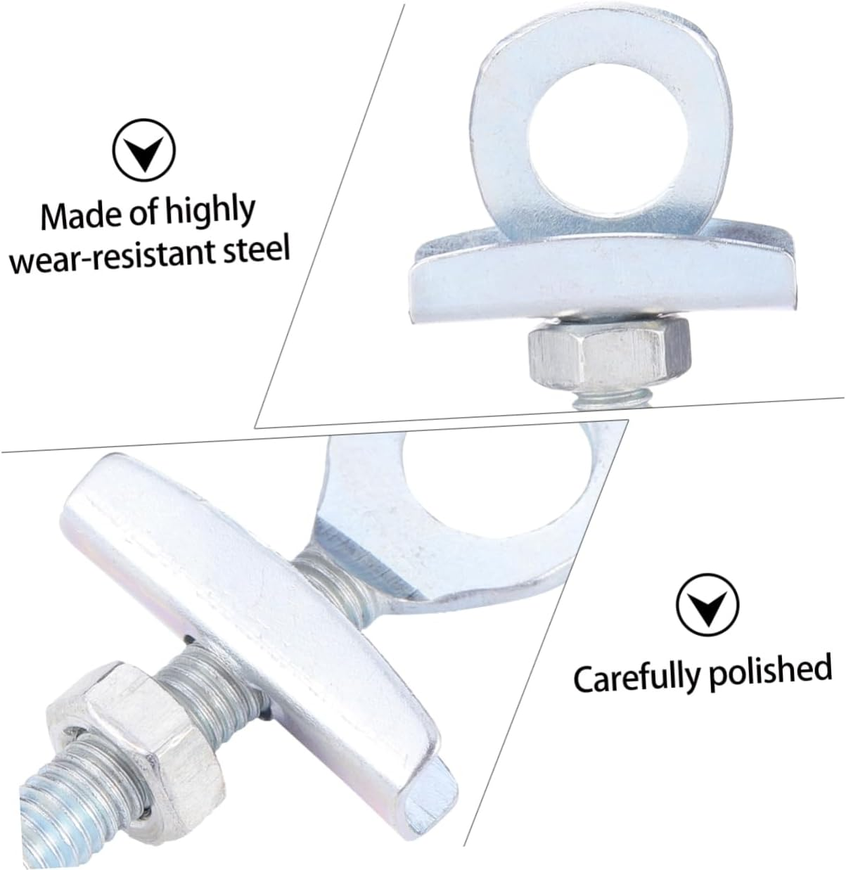 Sosoport 20Pcs Bike Chain Adjustment Screws Adjustable Chain Tensioner for Cycling Equipment for Adult Bike and Cycling Accessories image number 6