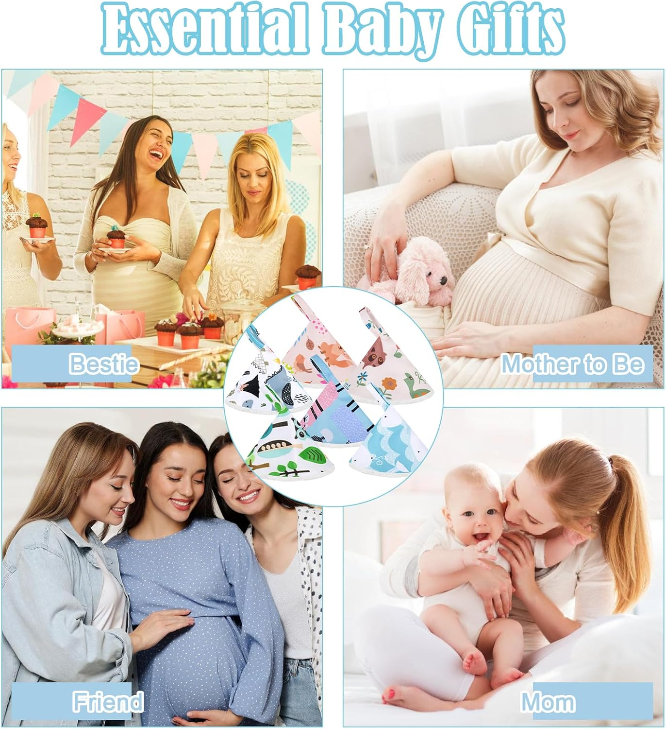 12 Pcs Peepeeteepe for Baby Boy, Reusable Pee Peep Teepee Baby Boy with Hang Loop(6 Patterns) image number 3