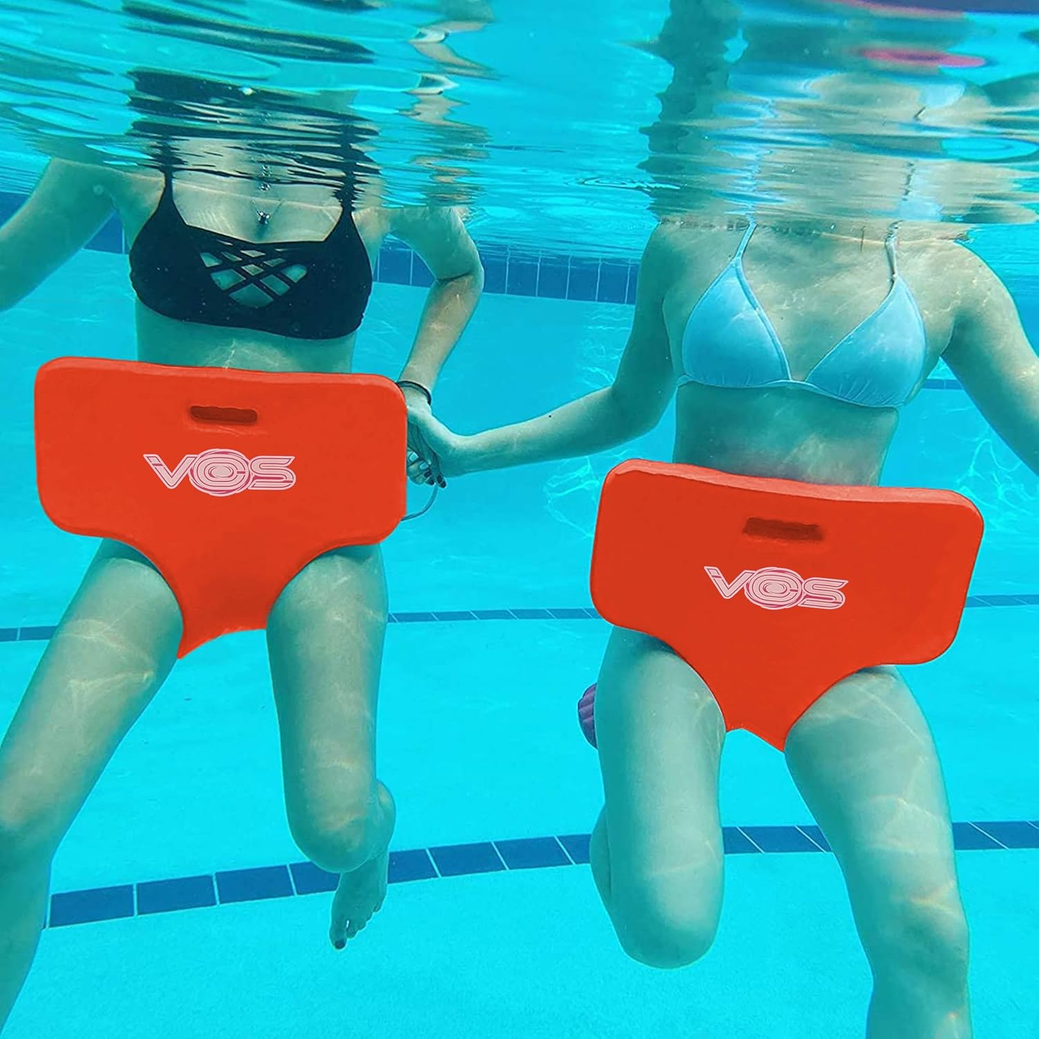 VOS Oasis Premium Water Solid Saddle Floats for Adults and Kids - 2 Pack |Ultra Buoyant, Comfortable Floating Seats for Pool, Beaches, Lakes, Water Parks image number 3