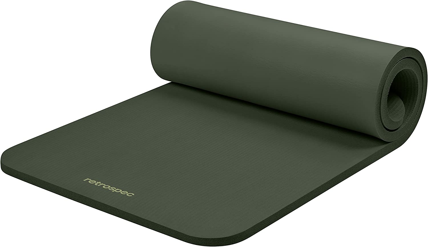 Retrospec Solana Yoga Mat 1" & 1/2" Thick W/Nylon Strap for Men & Women - Non Slip Exercise Mat for Yoga image number 4