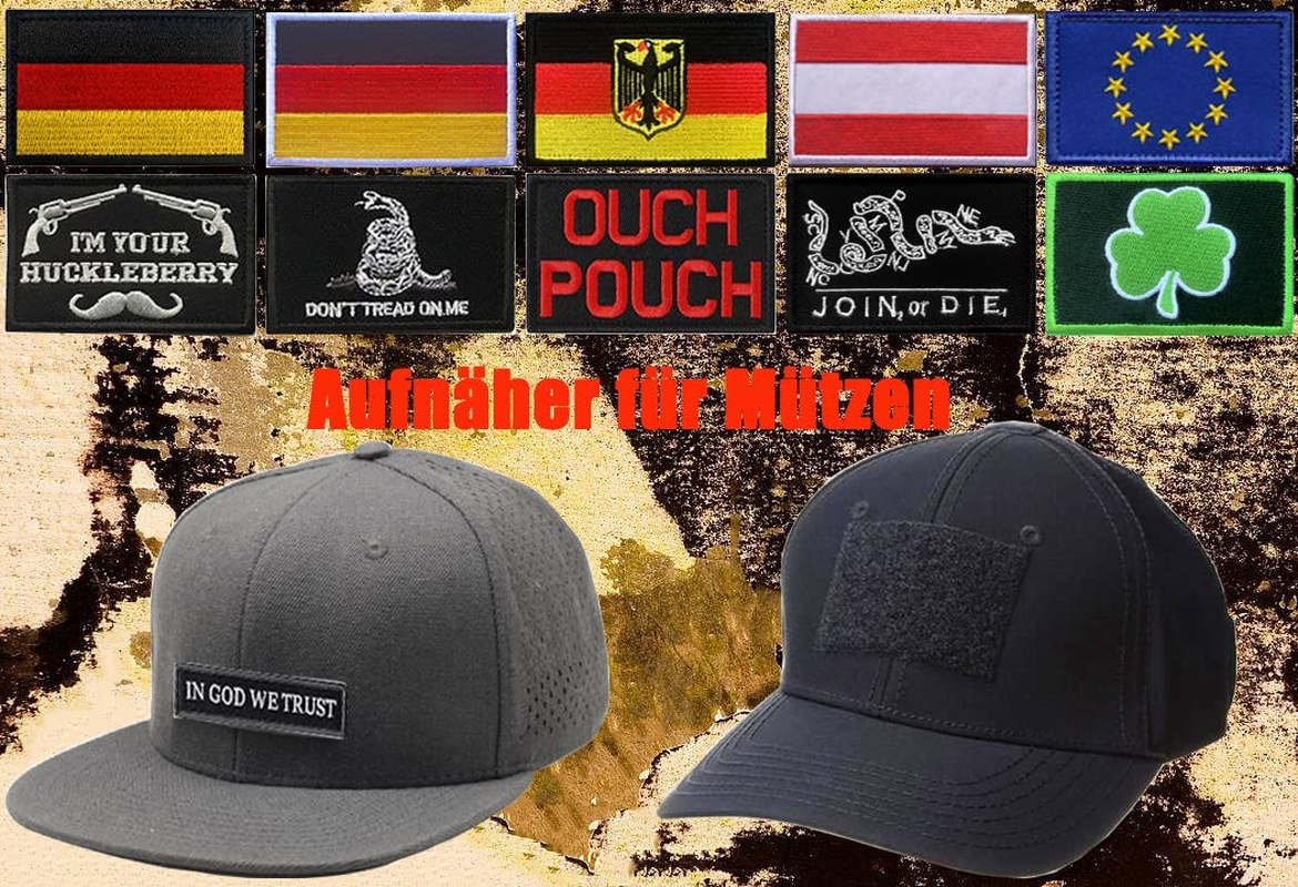 Pack of 2 Running Lies Funny Morale Embroidered Tactical Military Patches Badge Emblem Applique for Clothing Uniform Military Jackets Caps Backpacks Biker and More - Azkaban image number 5