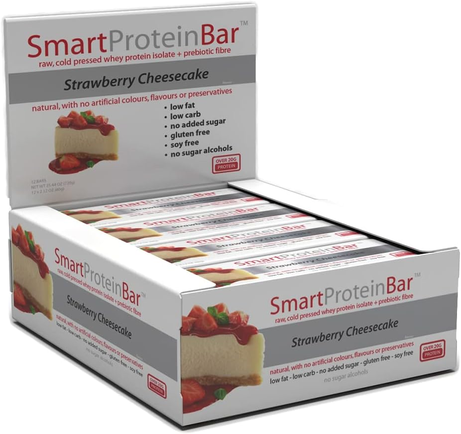 Smart Bars Strawberry Cheesecake Smart Protein Bar 12 X 60 G
