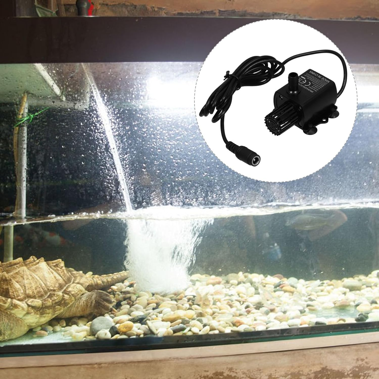 STAHAD Mini Brushless Dc Submersible Water Pump with High-Strength Rotor Quiet Operation Stable Circulation for Fish Tanks Fountains Aquariums and Garden Water Features image number 2