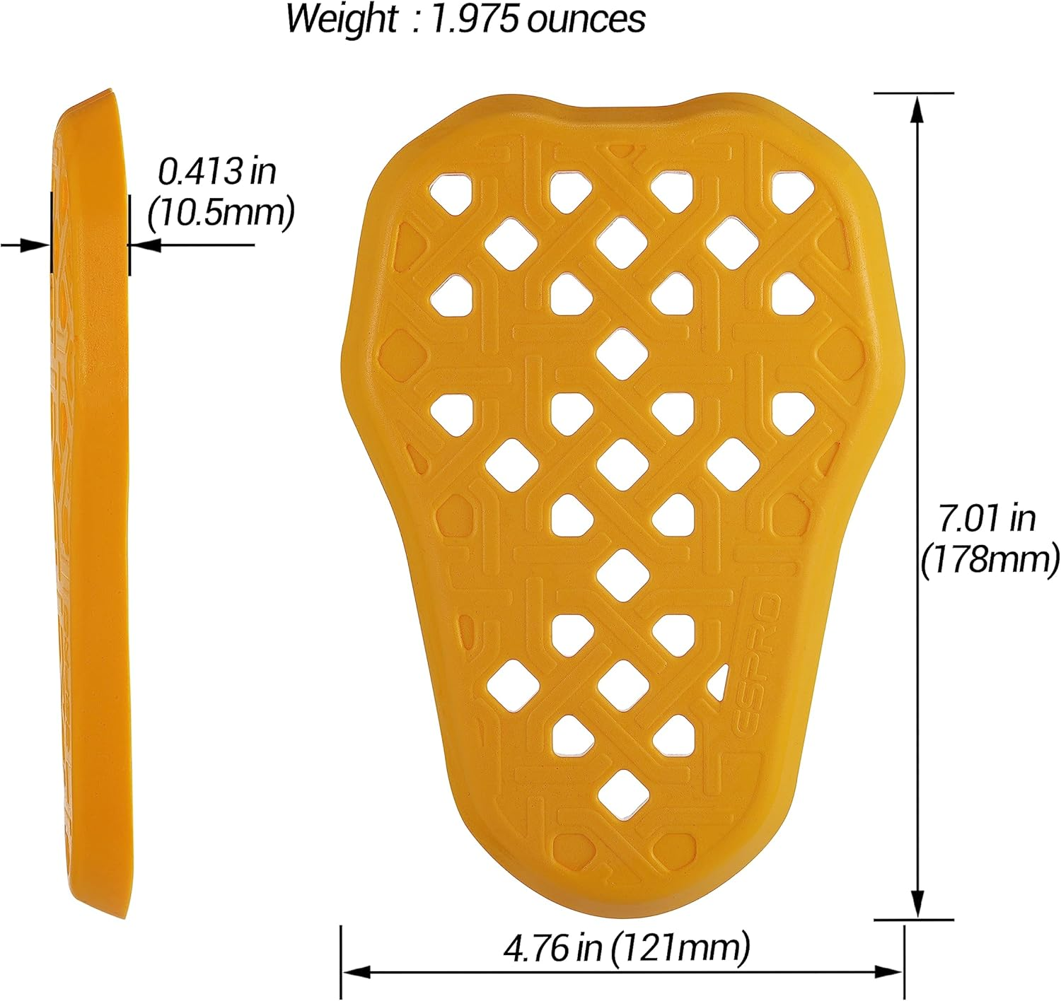 CE LEVEL 2 Motorcycle Armor Motorcycle Protector CE Armor for Motorcycle Jackets Pants Inserts Pads image number 3