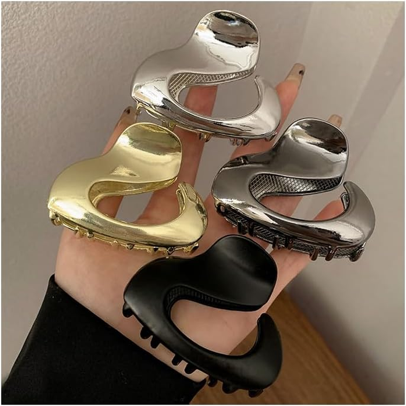 Hair Clips Hair Accessories for Women Girls Elegant Silver Hair Clips Hair Pins Fashion Styling Accessories for Party Wedding Daily (Fumosog) image number 3