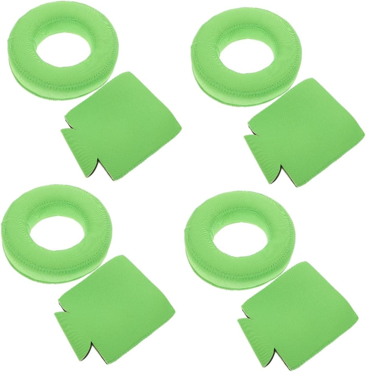 Toyvian 4Sets Floating Drink Holder Pool Beer Holder for Summer Theme Party Inflatable Beverage Float for Water Pool image number 1