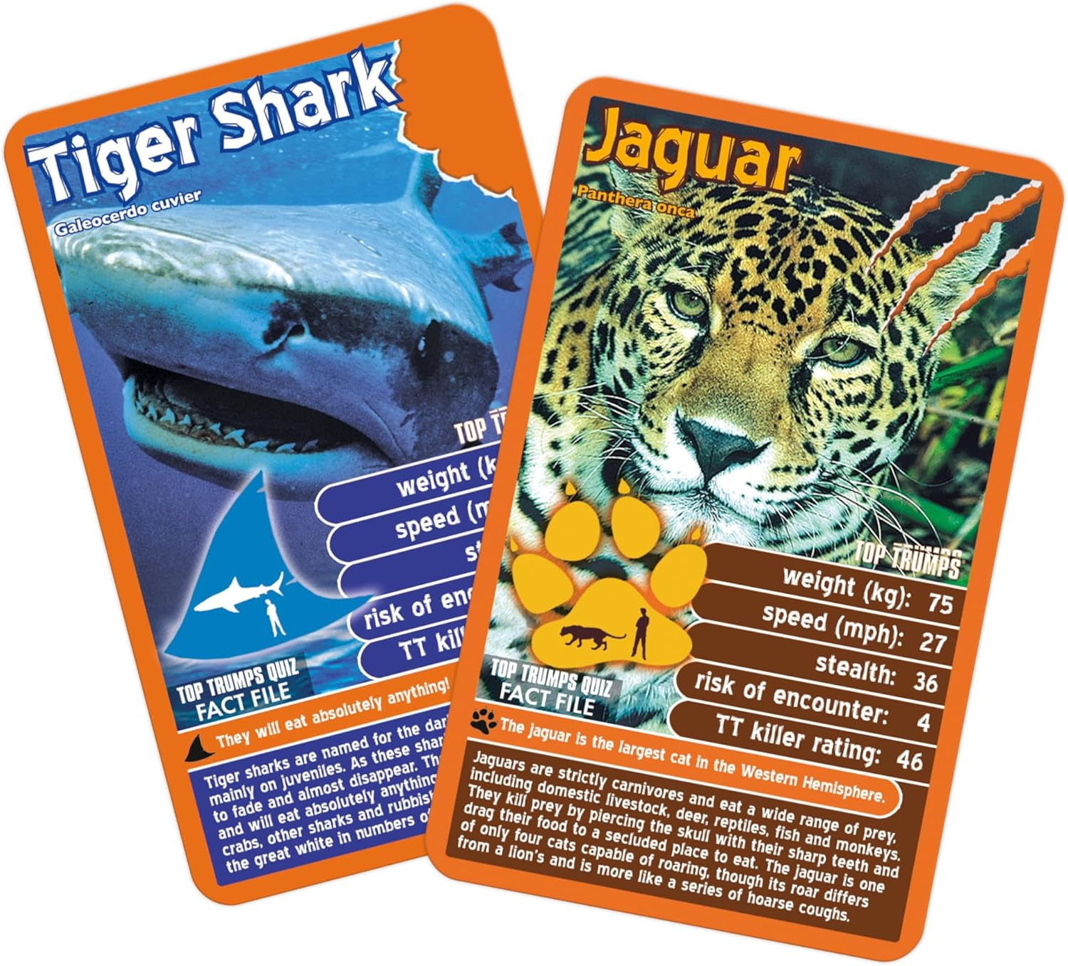 Winning Moves Top Trumps Deadliest Predators - Whatever You'Re Into, so Are We Card Game image number 1