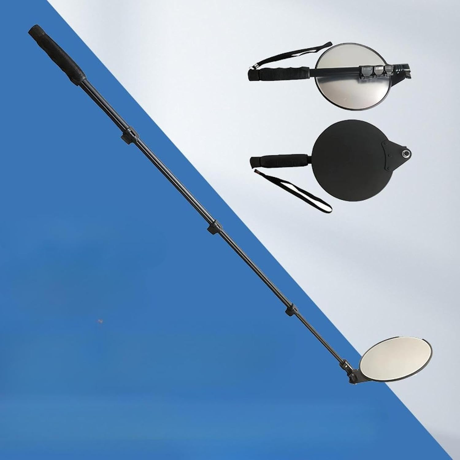 Under Vehicle Inspection Mirror Telescopic Security Check Multifunctional under Car Mirror for under Car Truck Equipment