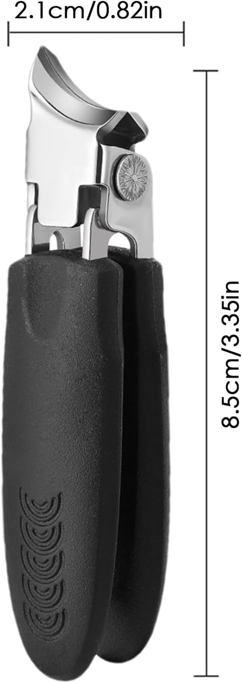 Ancsttu Angled Nail Clippers - Wide Jaw Opening Anti-Splash Slanted Nail Clipper | Stainless Steel Wide Jaw Beveled Fingernail Trimmers for Seniors Adults Men Women Travel Feet Manicure Elderly - Green image number 5