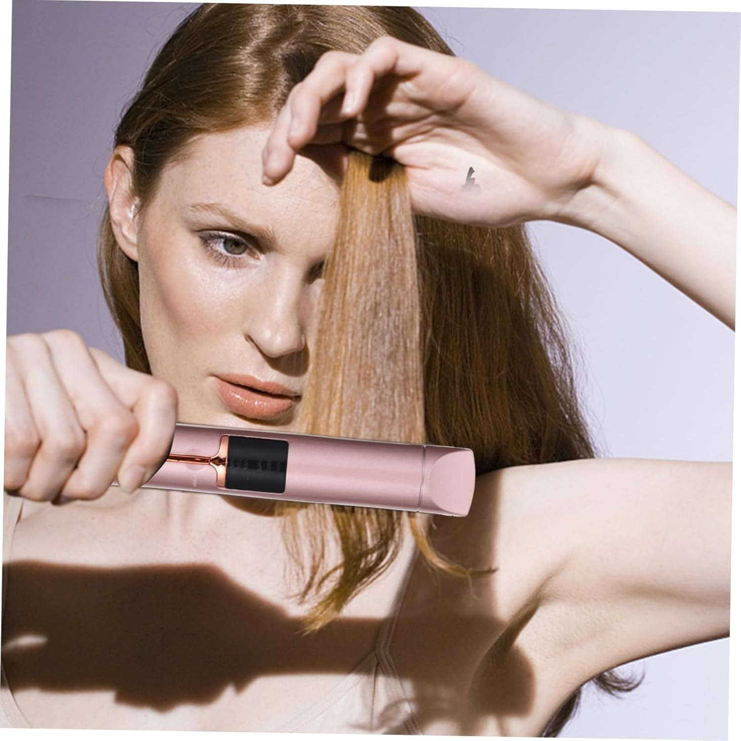 Gatuida Travel-Sized Hair Straightener Curling Iron Styling Wand Ergonomic Design Portable Heat Settings image number 5