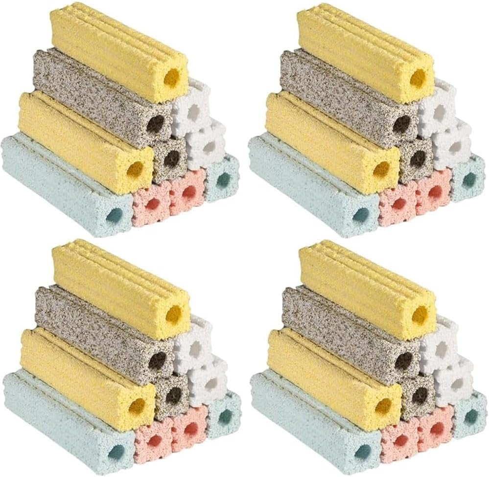 40 PCS Aquarium Bio Media Ceramic Filter Media Blocks for Sump Tank Pond Saltwater Aquarium Fish Tank Biological Media (40)