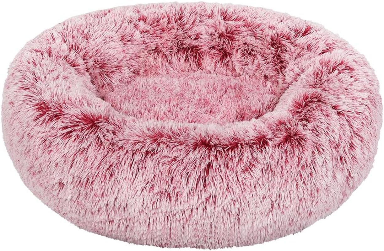 Pawz Replaceable Cover for Dog Calming Bed Nest Mat Soft Plush Kennel Pink XL image number 1