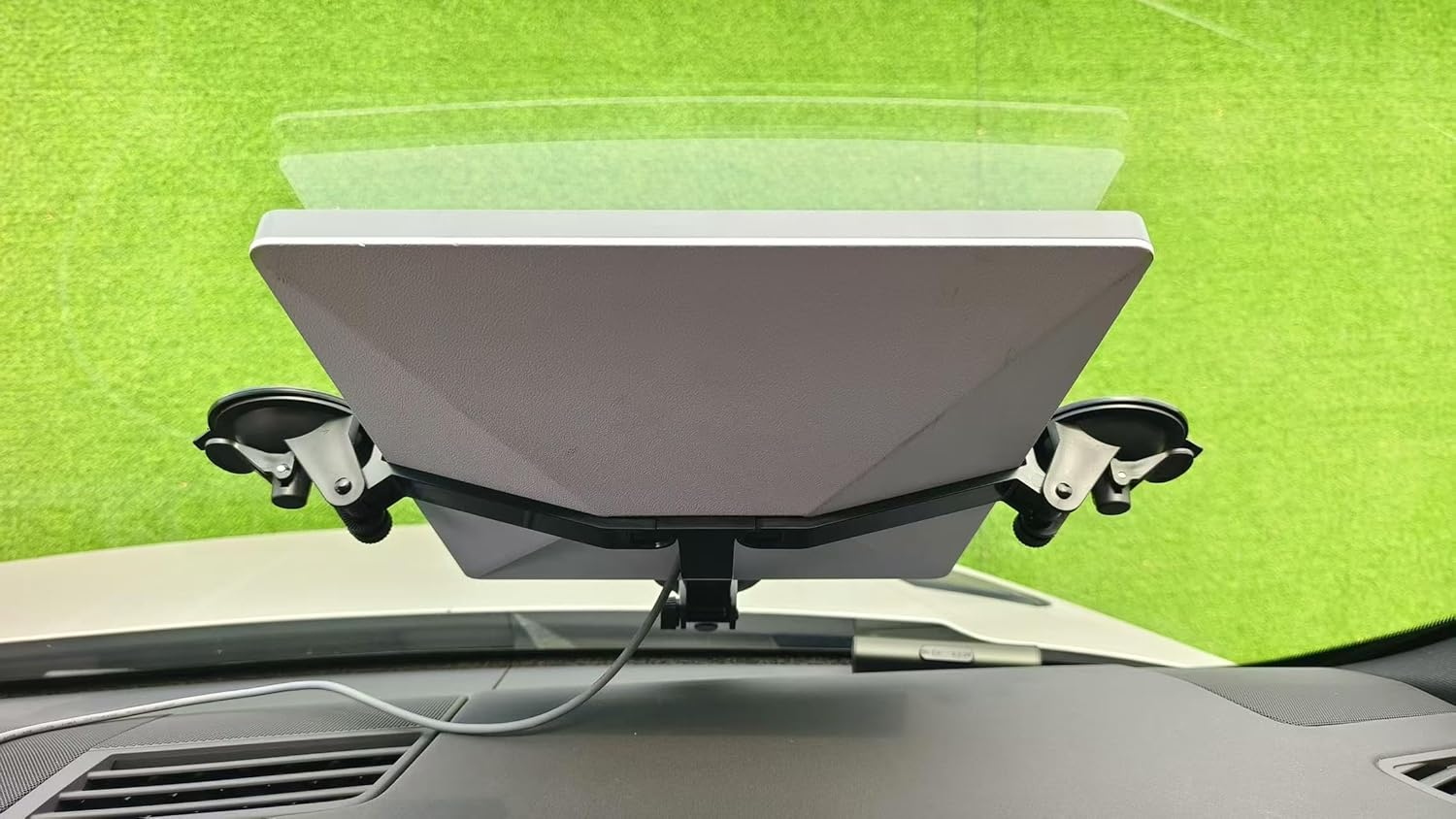 Foldable Starlink Mini Car Mount with Suction Cups，Quick Release Sunroof/Moonroof Mount for Car, RV, Boat, Truck Glass (Black) - Black image number 4