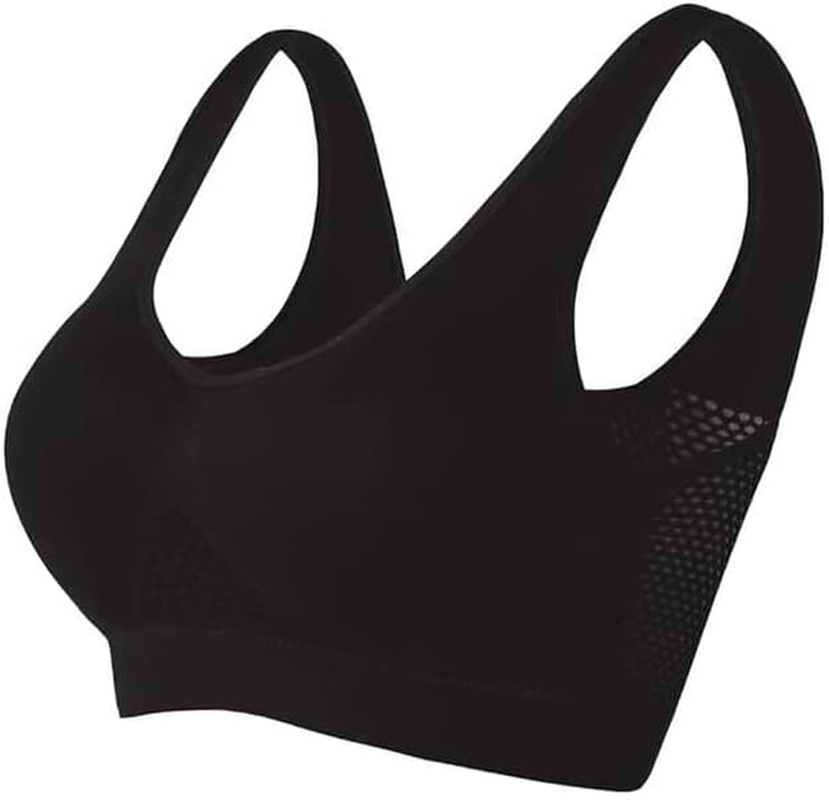 Women'S Underwear Hollow Breathable Cool Liftup Air Bra No Steel Ring
