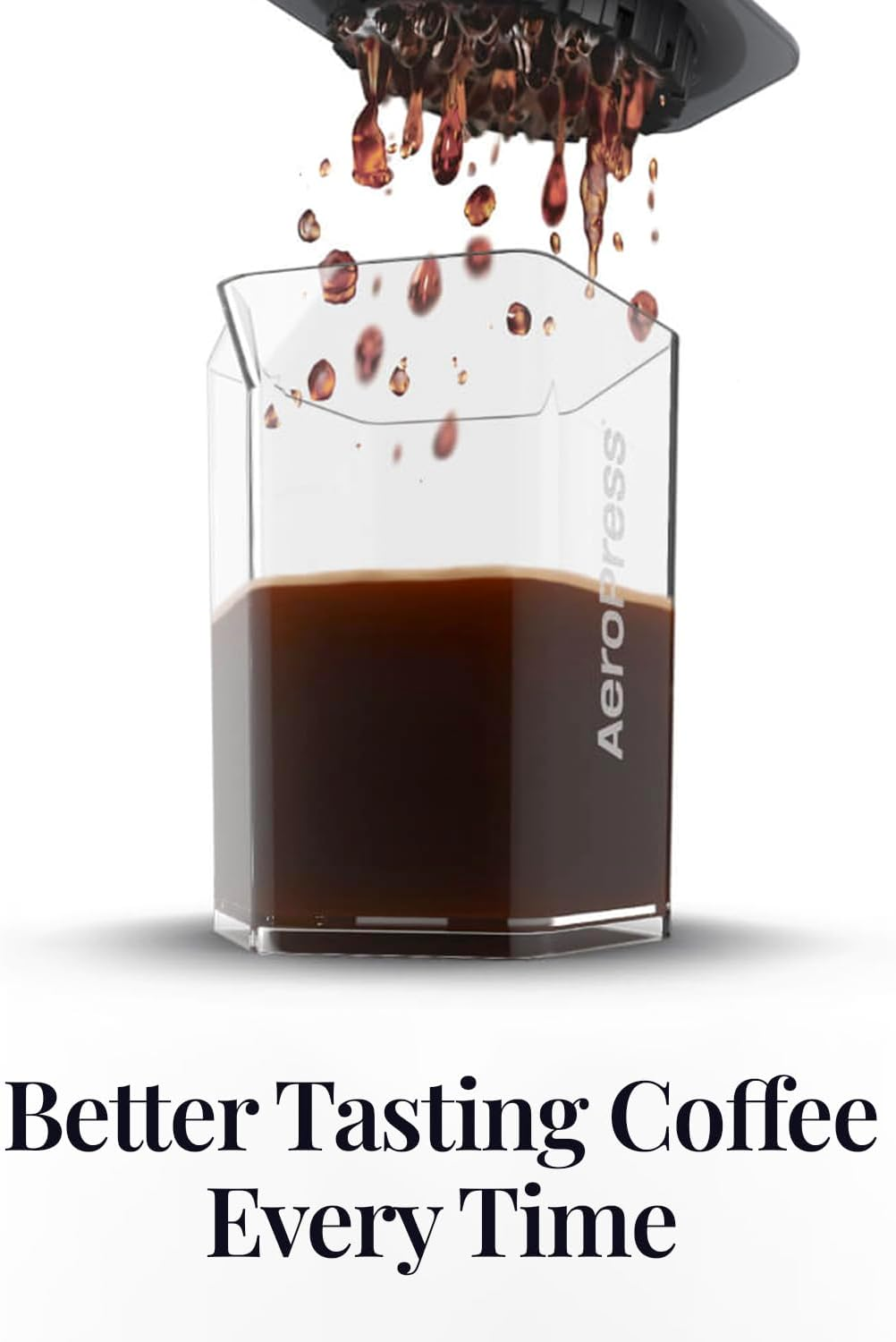 Aeropress Carafe Coffee Maker, 600 Ml Capacity, Clear image number 1