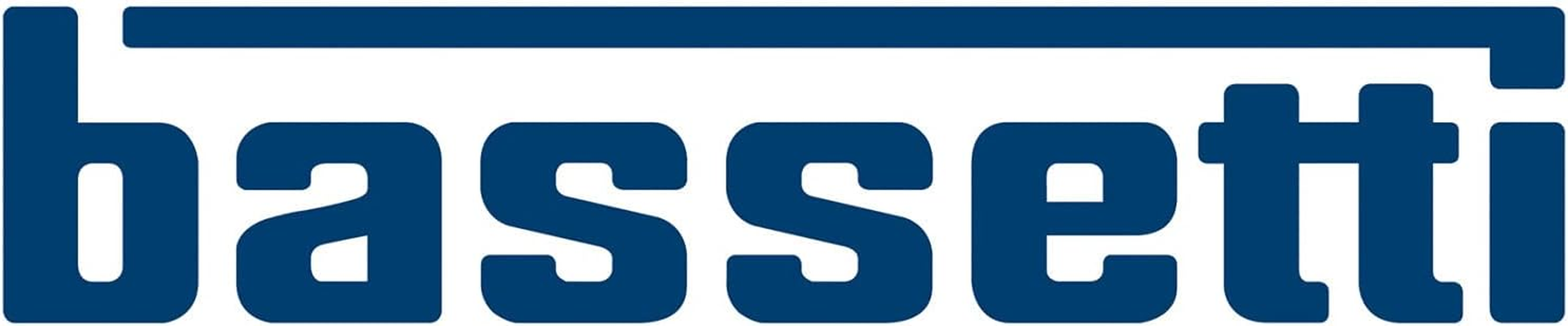 Bassetti Sulmona 9323478 Bed Linen Set Cotton Mako Satin in Black 2-Piece with Zip Closure 200 X 200 Cm / 80 X 80 Cm