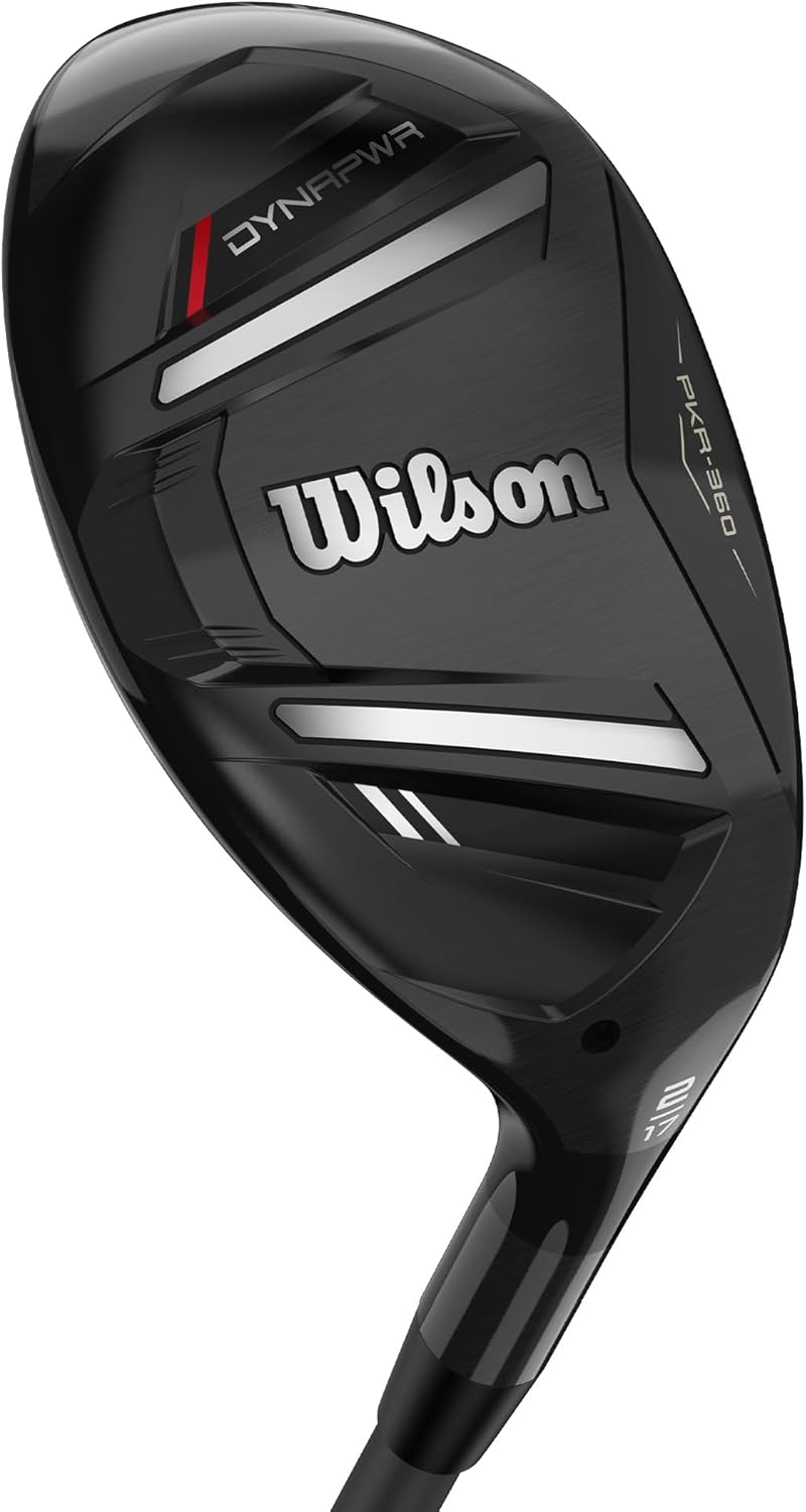 Wilson DYNAPWR Golf Hybrid 4 &ndash; Low Spin, Adjustable Loft, Right Handed Golf Clubs, R Flex