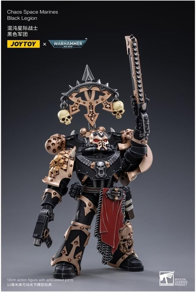 Warhammer Collectibles 1/18 Scale Chaos Space Marine C 03 Action Figure image number 2