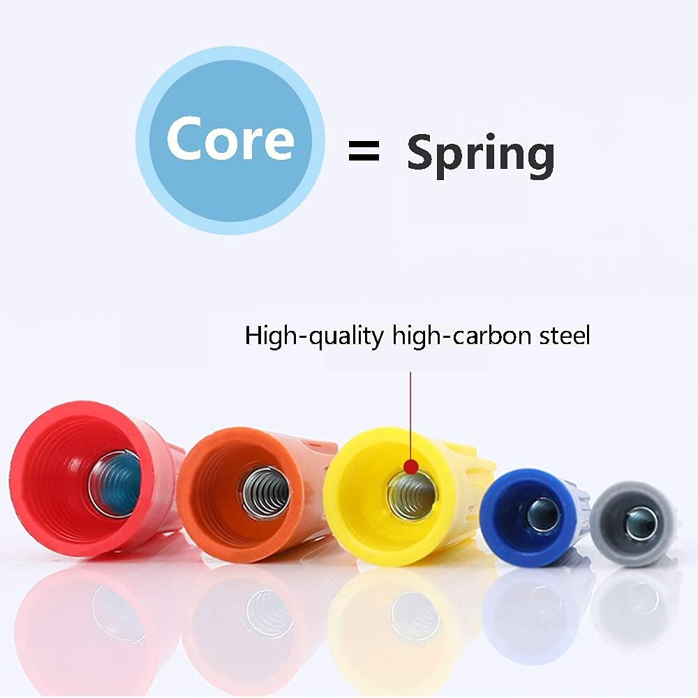 WADY 158PCS Wire Nuts, Electrical Wire Connectors Nuts Colorful Wire Caps Kit Twist Caps Nuts Assortment for Quick Connection image number 3