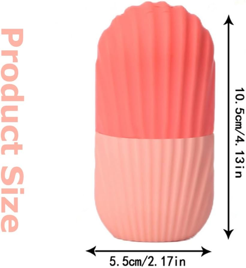 Ice Roller/Ice Massage for Eyes ，Silicone Skin Care Ice Compress & Ice Roller Skin Care Tools,Roller Stick Mould for Face, Shrinks Pores image number 3