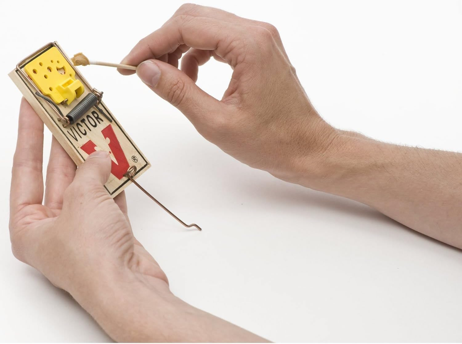 Victor Easy Set Mouse Traps (4 Pieces) - Pre-Bait Impact Traps with Large Release Pedal for Easy and Quick Mouse Control - Non-Toxic and Recyclable - Mod. M032 image number 2