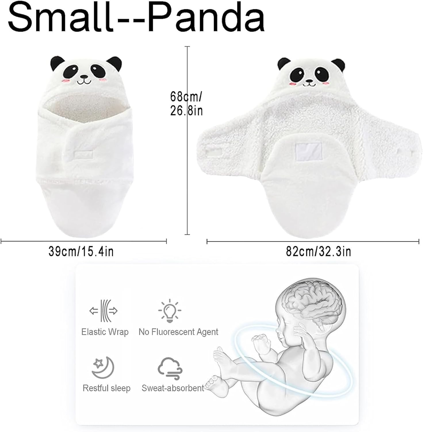 Annuoyi Kids Baby Swaddle,Baby Swaddle Wrap, for Infants 0-6 Months, Baby Swaddle Blanket,100% Breathable Cotton Swaddlers Sleep Sack image number 4