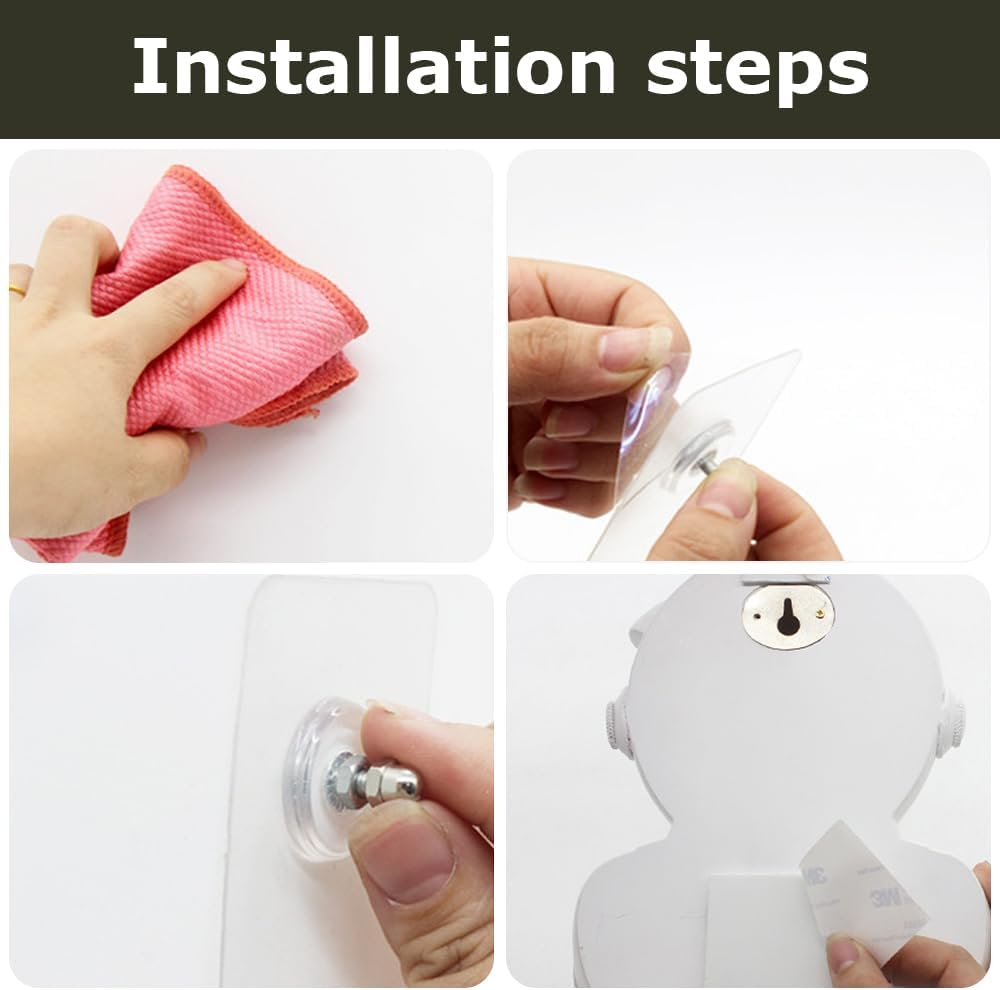 MOTRAIN Funny Dinosaur Toilet Paper Holder, Wall Mounted Resin Bathroom Shelf, No-Drill Towel & Paper Roll Hanger, Quirky Home Decor Accessory for Kids & Adults image number 1