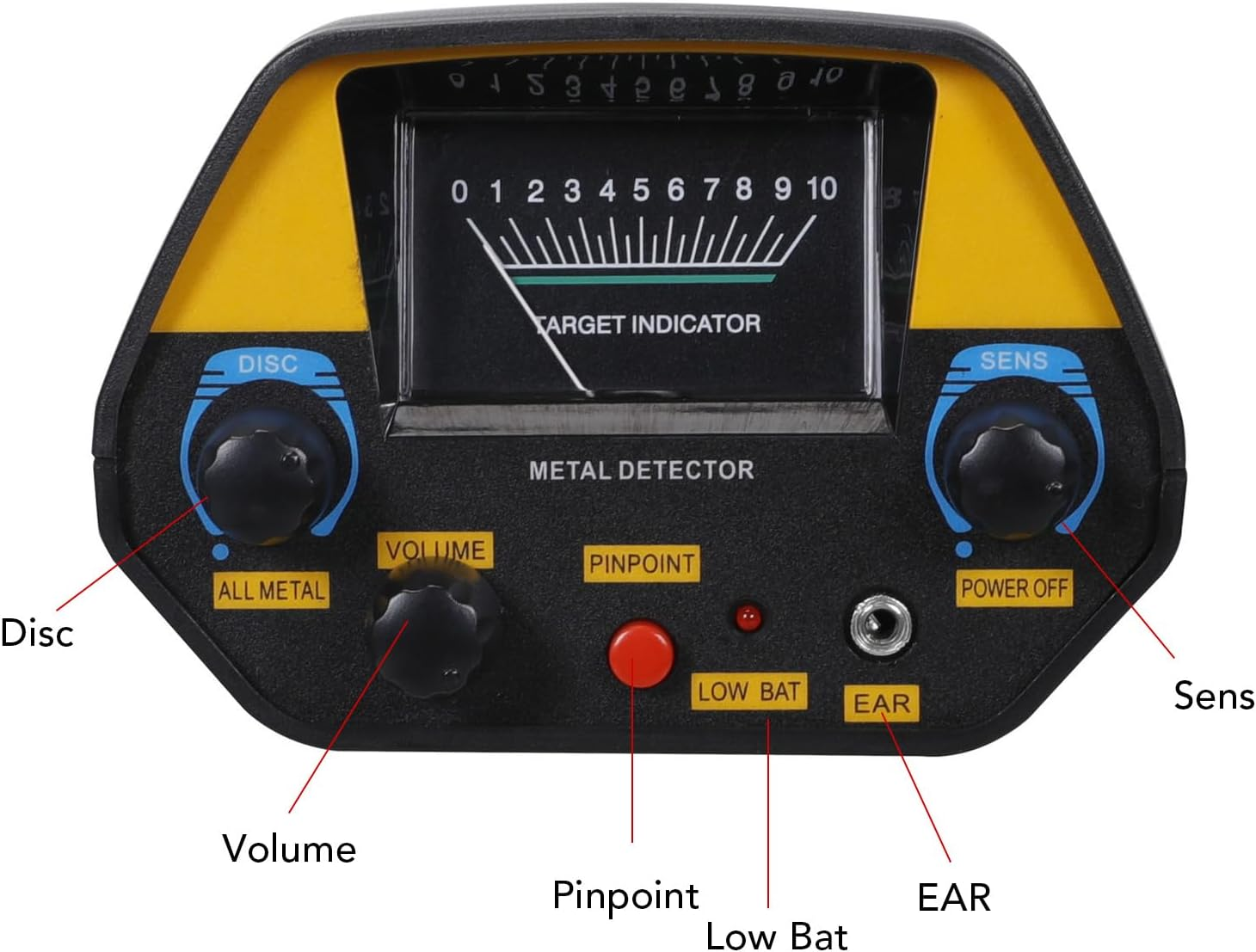 Metal Detector for Adults Professional, Waterproof Higher Accuracy 4 Modes Gold Detector with Strong Anti-Interference, 8 Levels Sensitivity, 8 Detection Depth Metal Detectors