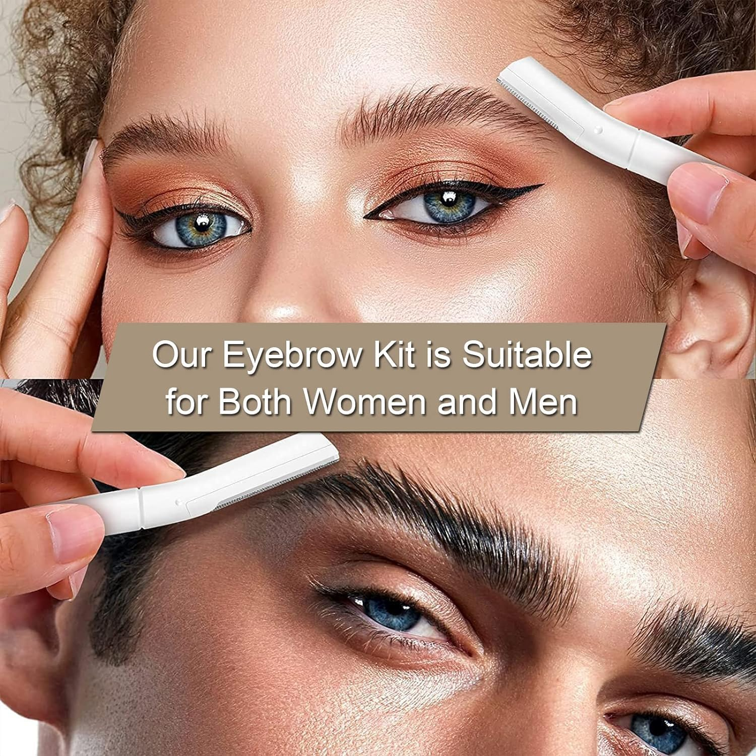 WADY Razor for Women Face, Eyebrow Razor, Eyebrow Razor Kit, Professional Dermaplaning Tool for Peach Fuzz, Facial and Eyebrow Hair Removal, Gentle Skin Exfoliation Blade (6Pcs)