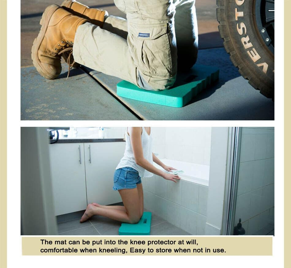 Leona Co Garden Kneeling Pad, Knee Mat Waterproof Foam Knee Pads for Gardening, Cleaning, Baby Bath, Yoga, Praying and Exercise 38Cm (Random Color) image number 3